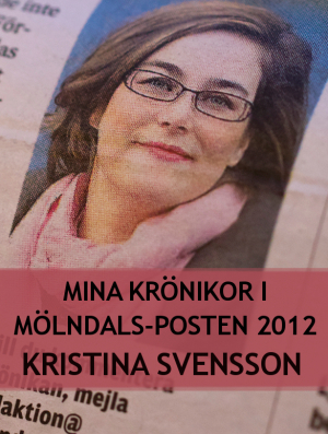 Mina krönikor i Mölndals-Posten 2012 framsida