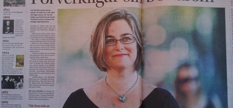 Jag är porträtterad i stor artikel i dagens GP Jag är porträtterad i stor artikel i dagens GP