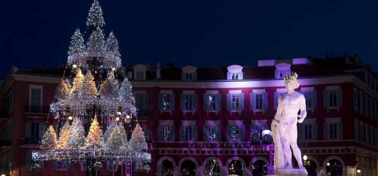 Månadens bild: jul på Place Masséna i Nice