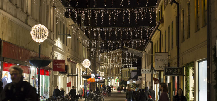 Månadens bild: Julpyntat i Lund